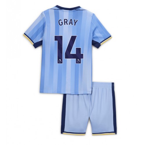 Tottenham Hotspur Archie Gray #14 Gostujuci Dres za djecu 2024-25 Kratak Rukav (+ Kratke hlače)